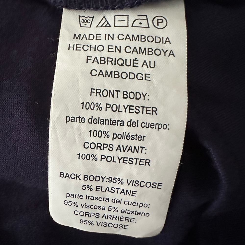 Michael Kors Navy V-Neck Blouse - Picture 5 of 5